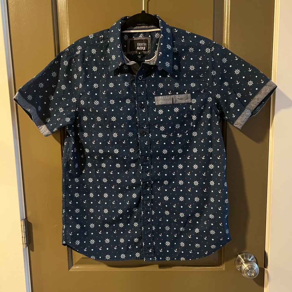 Mens medium button down shirt